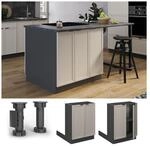 Vicco Regalinselunterschrank Fame-Line Anthrazit Grau-Beige gerahmt 60 cm