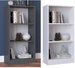 VCM Holz Aufbewahrung Stand Regal B&uuml;cherregal Deko B&uuml;cher Standregal Dilos M 3-fach