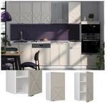 Vicco H&auml;ngeschrank Fame-Line Wei&szlig; Grau-Beige gerahmt 40 cm