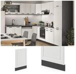 VICCO Geschirrsp&uuml;lerfront 45 cm Anthrazit K&uuml;chenschrank Blende K&uuml;chenzeile R-Line