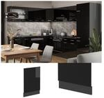 Vicco Geschirrsp&uuml;lerblende K&uuml;chenm&ouml;bel R-Line Solid Anthrazit Schwarz 45 cm modern