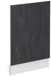 Vicco Geschirrsp&uuml;lerblende R-Line Schwarz Beton Wei&szlig; 45 cm ohne Arbeitsplatte