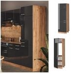 Vicco K&uuml;hlumbauschrank K&uuml;chenschrank K&uuml;chenzeile R-Line 60 cm Goldkraft Anthrazit