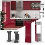 VICCO K&uuml;hlumbauschrank 60 cm K&uuml;chenschrank Hochschrank K&uuml;chenzeile Fame-Line