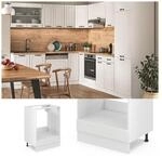Vicco Herdumbauschrank 60 cm Wei&szlig; K&uuml;chenschrank Unterschrank K&uuml;chenzeile R-Line