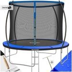 tectake&reg; Trampolin, &Oslash; 305 cm, GS-zertifiziert, Randabdeckung, inklusive