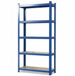 karatcommercial Schwerlastregal Grizzly Blau H&ouml;he: 220 cm Breite: 90 cm