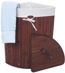 Eckw&auml;schekorb MCW-C21, Laundry W&auml;schebox W&auml;schesammler W&auml;schebeh&auml;lter,...