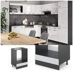VICCO K&uuml;chenschrank Herdumbauschrank 60 cm R-Line Anthrazit