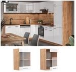 Vicco H&auml;ngeglasschrank K&uuml;chenschrank K&uuml;chenzeile R-Line 40 cm Goldkraft Wei&szlig;