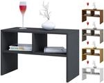 VCM Holz Beistelltisch Couchtisch schlicht Ma&szlig;e ca. H. 40 x B. 63 x T. 30 cm 
