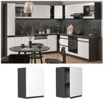 Vicco H&auml;ngeschrank K&uuml;chenschrank K&uuml;chenm&ouml;bel R-Line J-Shape Anthrazit Wei&szlig; 45 cm