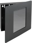 HMF 1050-02 Schl&uuml;sselkasten mit Fotorahmen, 5 Haken, 22 x 20 x 5 cm, Schwarz
