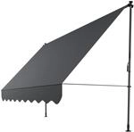 Juskys Klemmmarkise Kapstadt 300x120 cm - H&ouml;henverstellbar, ohne Bohren,
