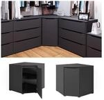 Vicco Eckkommode Sideboard Mehrzweckschrank Ruben Anthrazit Kleiderschrank T&uuml;r