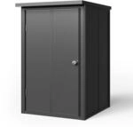 GFP Primeyard Ger&auml;teschrank FRANZ aus Metall Gartenschrank inkl. Boden, anthrazit