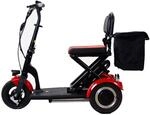 Elektro-Mobilit&auml;tshilfe MoBot Pro rot - 5 Fahrstufen + R&uuml;ckw&auml;rtsgang /klappbar