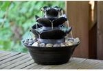 Dobar 96410e Design-Zimmerbrunnen mit 4 Schalen