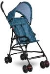 Lorelli Kinderwagen Buggy Vaya verstellbares Sonnendach, klappbar, Fu&szlig;st&uuml;tze blau