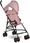 Lorelli Kinderwagen Buggy Vaya verstellbares Sonnendach, klappbar, Fu&szlig;st&uuml;tze rosa