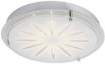 BRILLIANT Lampe Cathleen LED Wand- und Deckenleuchte 33cm chrom 1x 15W LED