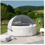 HOME DELUXE Outdoor Whirlpool inkl. Kissen, Getr&auml;nkehalter und Sonnendach...
