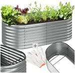 tectake&reg; Hochbeet, aus verzinktem Stahl, stabil, sicher, witterungsbest&auml;ndig, 200 x