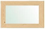 Gartenhausfenster 84 x 44 cm f&uuml;r 38 mm Wandst&auml;rke Kunstglas