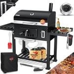 KESSER&reg; Grill Grillwagen XXL Holzkohlegrill mit Deckel, R&auml;dern,...