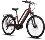 SAXONETTE Premium Sport E-Trekkingbike UNISEX 10 Gang Federgabel, Mittelmotor