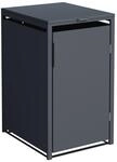 DEGAMO M&uuml;lltonnenbox M&Uuml;NCHEN 60x62x102cm f&uuml;r KLEINE Tonnen 120 Liter, Stahl