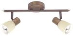 BRILLIANT Lampe Luca Spotrohr 2flg altkupfer/champagner 2x R50, E14, 40W, geeignet