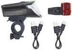 LED Akku-Beleuchtungs-Set 70/35/20 Lux, mit Li-Ionen Akku, aufladbar per USB-C, 220&deg;
