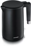 Arendo Wasserkocher 1,5 l, 2000 W, Edelstahl-Innenbeh&auml;lter, Doppelwand,