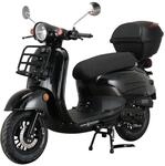 Alpha Motors Motorroller Adria 50 ccm 45 km/h EURO 5 schwarz inkl. Topcase