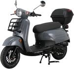 Alpha Motors Motorroller Adria 50 ccm 45 km/h EURO 5 grau inkl. Topcase