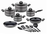 GSW Kochtopf-Set Milano Grey 15-tlg.