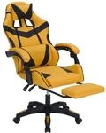 HTI-Living Gaming Stuhl Krit Eco Gelb-Schwarz
