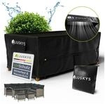 Juskys Gartenm&ouml;bel Abdeckplane 210 x 110 x 75 cm - winterfest, wasserdicht,