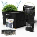 Juskys Gartenm&ouml;bel Abdeckplane 180 x 120 x 75 cm - winterfest, wasserdicht,