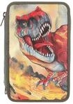 Depesche 3-Fach Federtasche mit 3D Effekt Dino World 20 x 13 cm