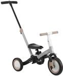 Kikkaboo Dreirad Flip 5 in 1 Stahlrahmen rutschfeste Griffe einstellbar umbaubar grau