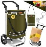 KESSER&reg; Einkaufstrolley klappbar mit 56L Kapazit&auml;t und belastbar bis 50kg 3in1