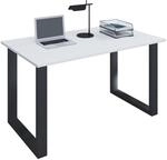 VCM Holz Schreibtisch H. 76 x B. 110 x T. 50 cm Computertisch schlicht F&uuml;&szlig;e