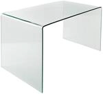 riess-ambiente Schreibtisch FANTOME - 120cm transparent Esstisch Ganzglastisch