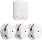X-Sense FS31 RF-Rauchmelder-Set mit Basisstation SBS50 und 3x Smart-Rauchmelder