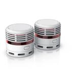 Brandson 2x Rauchmelder Mini - 10 Jahre Batterie - Lithium Ionen Batterie 1500 mAh -