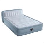 INTEX 64450ND Luftbett DuraBeam Headboard Queen 236x152x86cm mit Pumpe G&auml;stebett