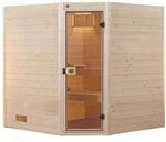weka Massivholz-Sauna VALIDA Eck Gr. 3 Sparset 9,0 kW K inkl. integrierter Steuerung,