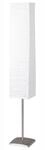 BRILLIANT Lampe Nerva Standleuchte titan/wei&szlig; 2x C35, E14, 40W, geeignet f&uuml;r